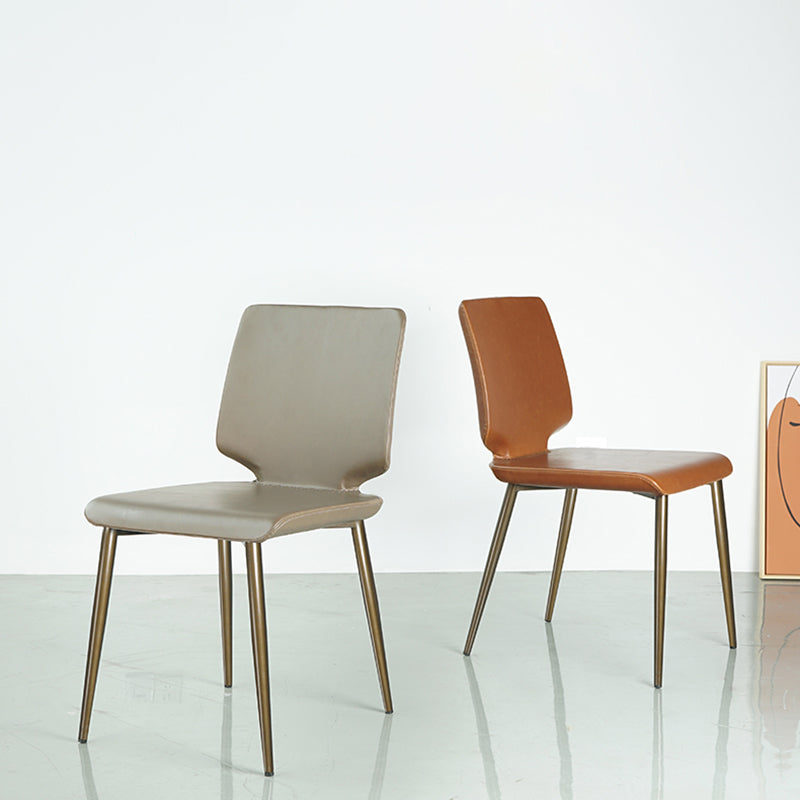 Metal de la cocina del estilo moderno que cena la silla que cena la silla lateral sin brazos