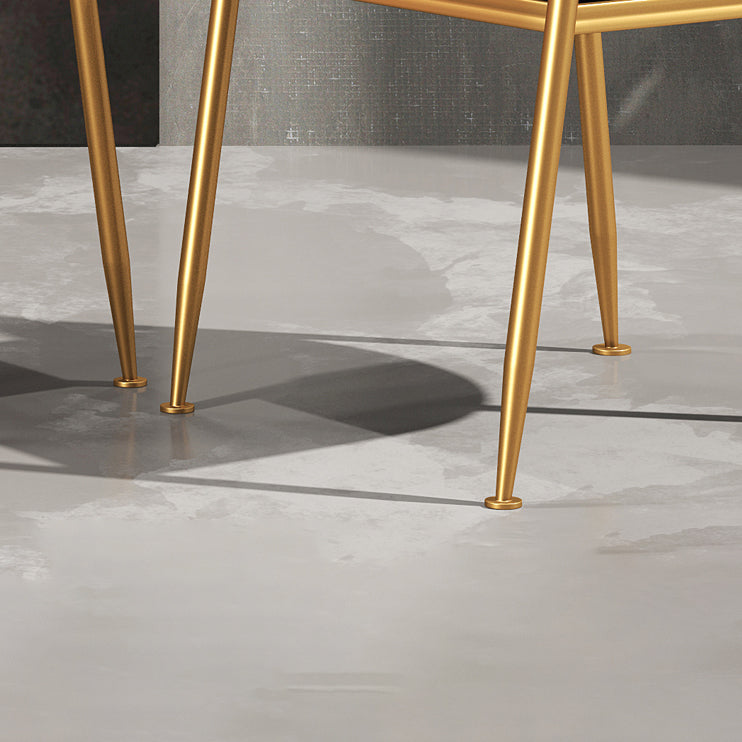 Silla lateral de comedor con respaldo abierto de estilo nórdico, tela de lino, silla sin brazos