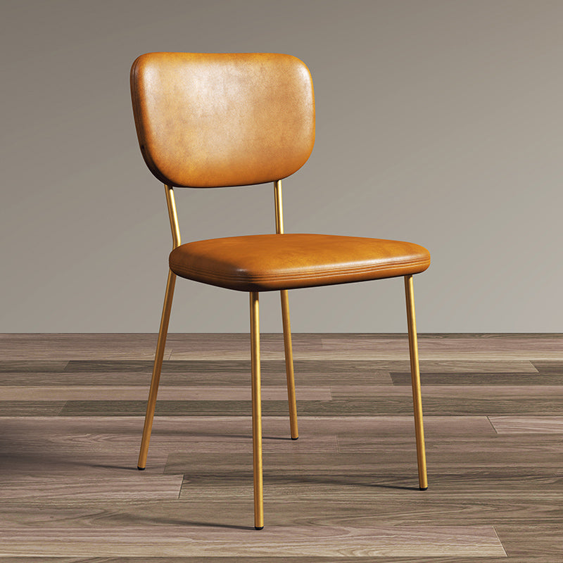 Sillas de comedor tapizadas de estilo escandinavo, respaldo abierto, silla lateral