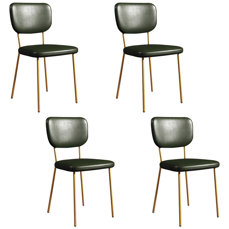 Sillas de comedor tapizadas de estilo escandinavo, respaldo abierto, silla lateral