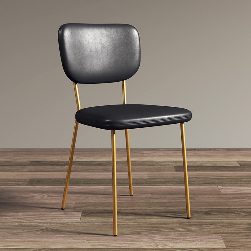 Sillas de comedor tapizadas de estilo escandinavo, respaldo abierto, silla lateral