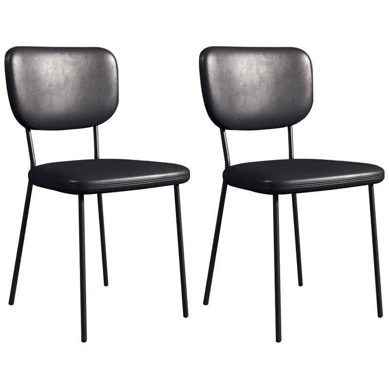 Sillas de comedor tapizadas de estilo escandinavo, respaldo abierto, silla lateral