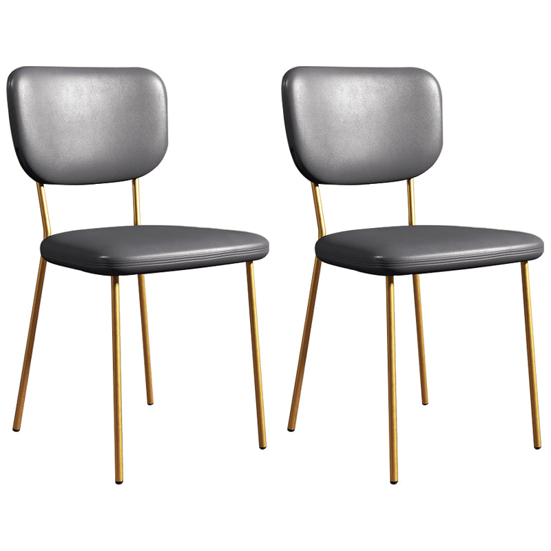 Sillas de comedor tapizadas de estilo escandinavo, respaldo abierto, silla lateral