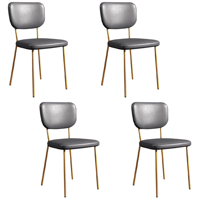 Sillas de comedor tapizadas de estilo escandinavo, respaldo abierto, silla lateral