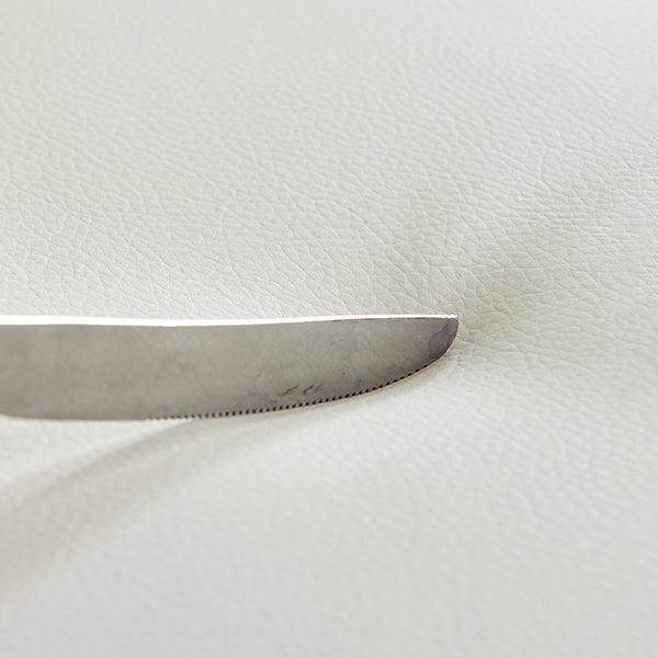 Sillas de comedor industriales de metal, sillas de comedor sin brazos de cuero para uso doméstico