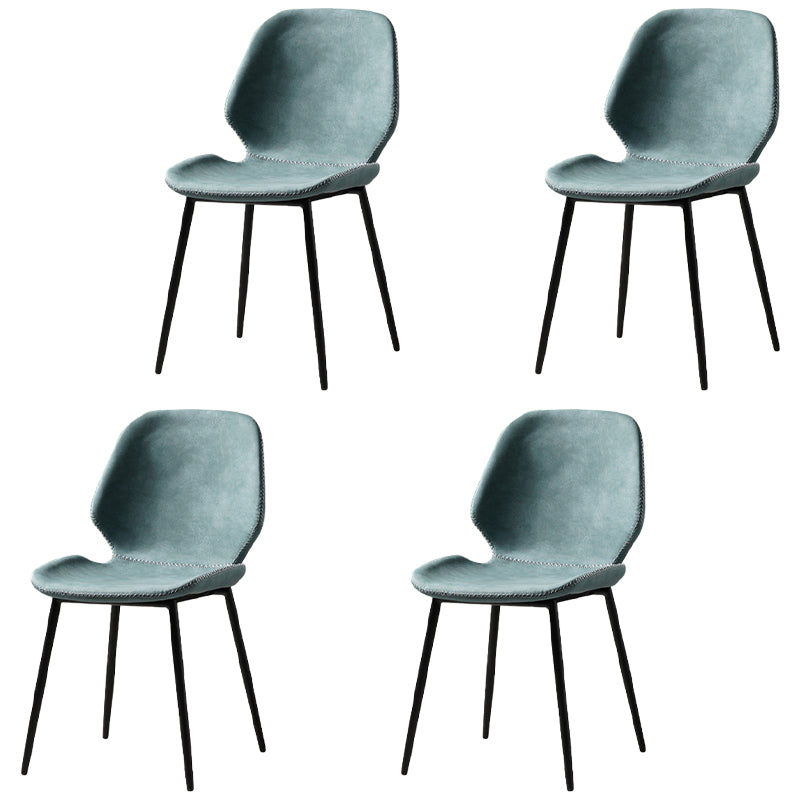 Metal de la cocina del estilo contemporáneo que cena el respaldo lateral de la silla que cena la silla lateral sin brazos