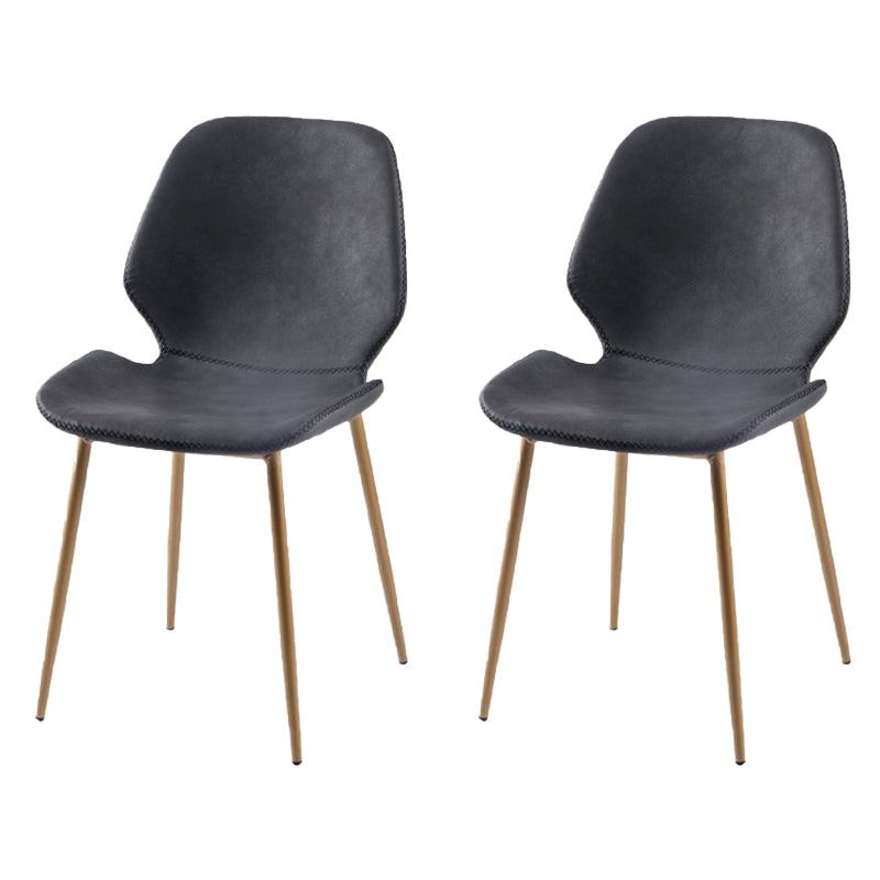 Metal de la cocina del estilo contemporáneo que cena el respaldo lateral de la silla que cena la silla lateral sin brazos