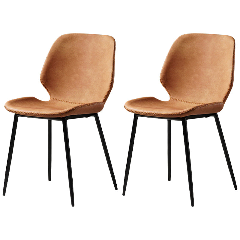 Metal de la cocina del estilo contemporáneo que cena el respaldo lateral de la silla que cena la silla lateral sin brazos