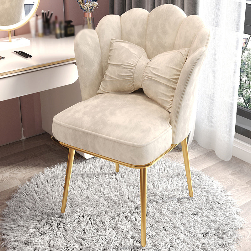 Silla de comedor tapizada de estilo escandinavo, silla individual con respaldo sólido para el hogar