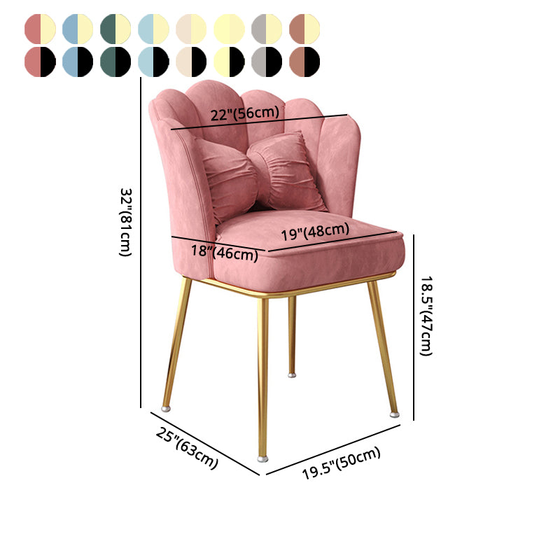 Silla de comedor tapizada de estilo escandinavo, silla individual con respaldo sólido para el hogar