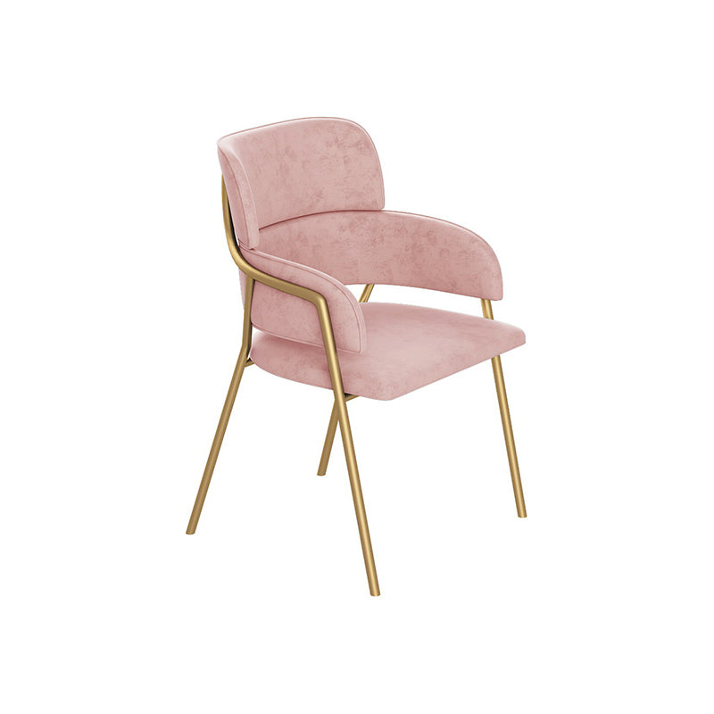 El comedor del metal del estilo nórdico preside el sillón del terciopelo para el restaurante