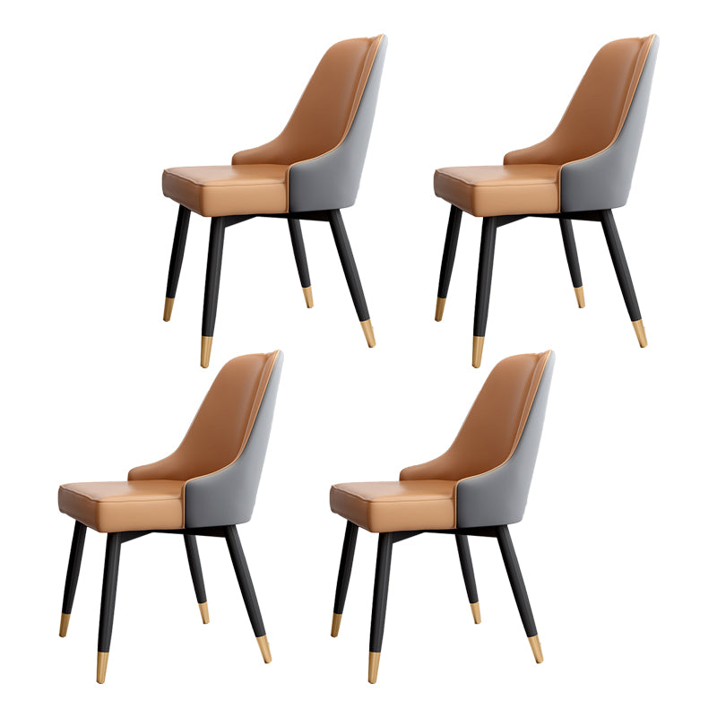 Juego De Sillas De Metal Estilo Escandinavo Sillas De Cocina Para Comedor Parsons