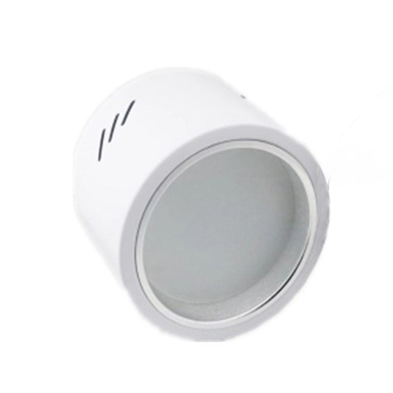 Cilindervormige plafondlamp modern aluminium 1-lichts inbouw voor gangpadrestaurant