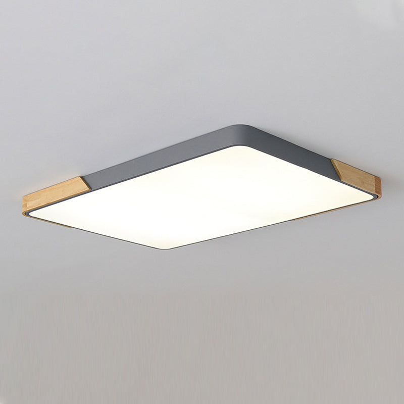 Geometrie Vorm LED-plafondlamp Modern Macaroon Acryl 1-lichts Inbouw voor slaapkamer