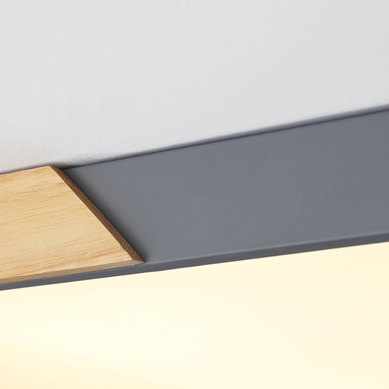 Geometrie Vorm LED-plafondlamp Modern Macaroon Acryl 1-lichts Inbouw voor slaapkamer