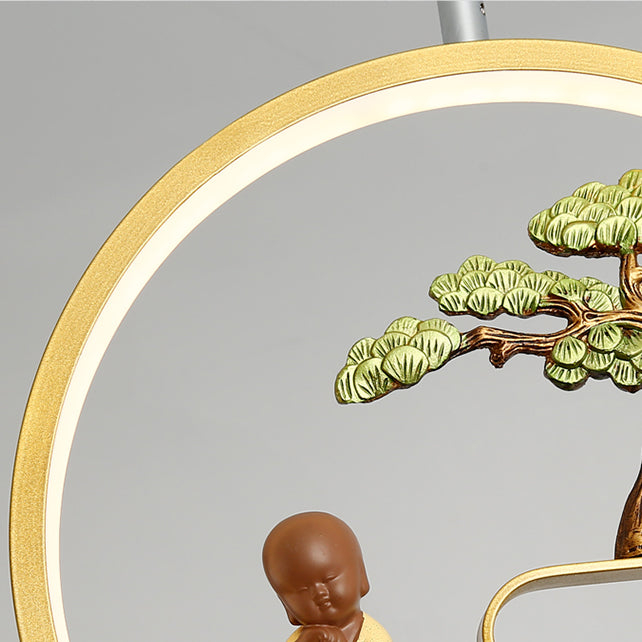 Metal Hanging Pendant Lights 2-Light Modern Linear Hanging Lamps for Tea Room