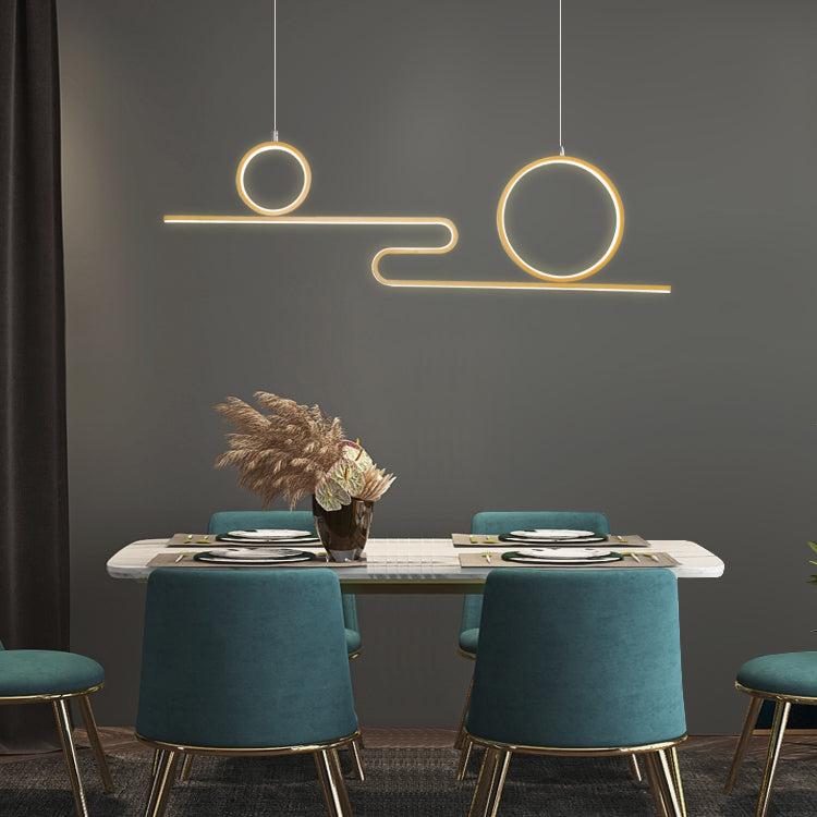 Wrought Iron Hanging Pendant Lights Modern Hanging Lamps for Dining Room