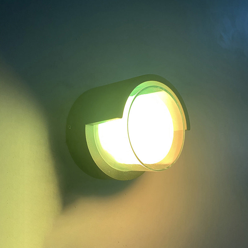 Lámparas de luz geométricas contemporáneas de metal 1 lámparas de pared ligeras