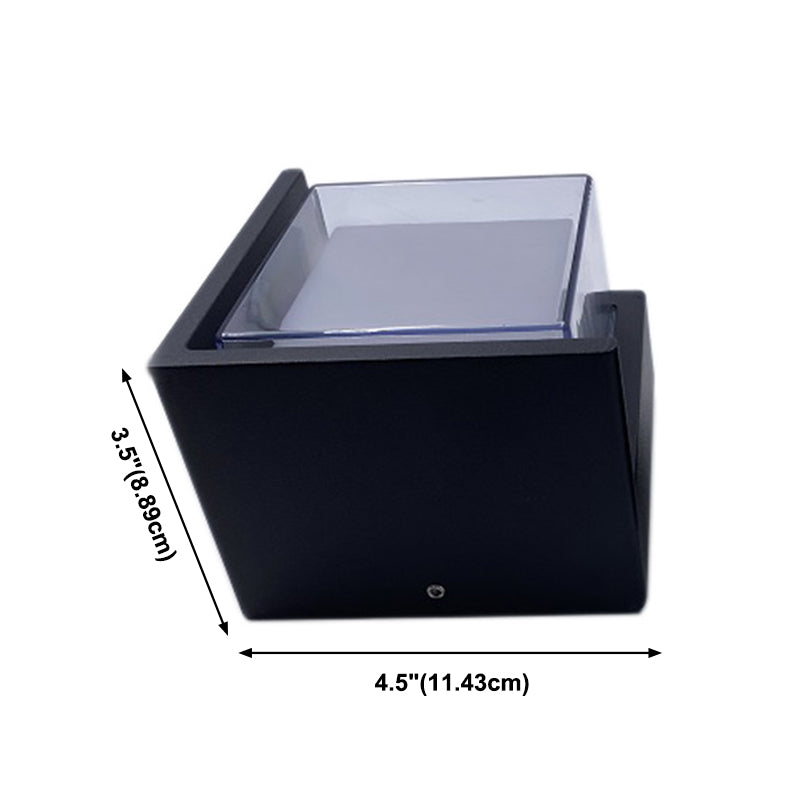 Lámparas de luz geométricas contemporáneas de metal 1 lámparas de pared ligeras