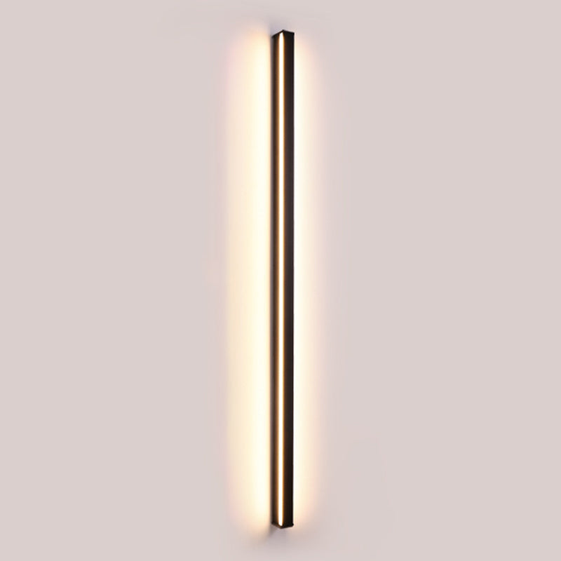 Contemporary Style Linear Sconce Light Fixture Aluminum 1 Light LED Wall Lamps