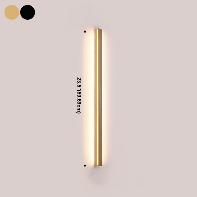 Contemporary Style Linear Sconce Light Fixture Aluminum 1 Light LED Wall Lamps
