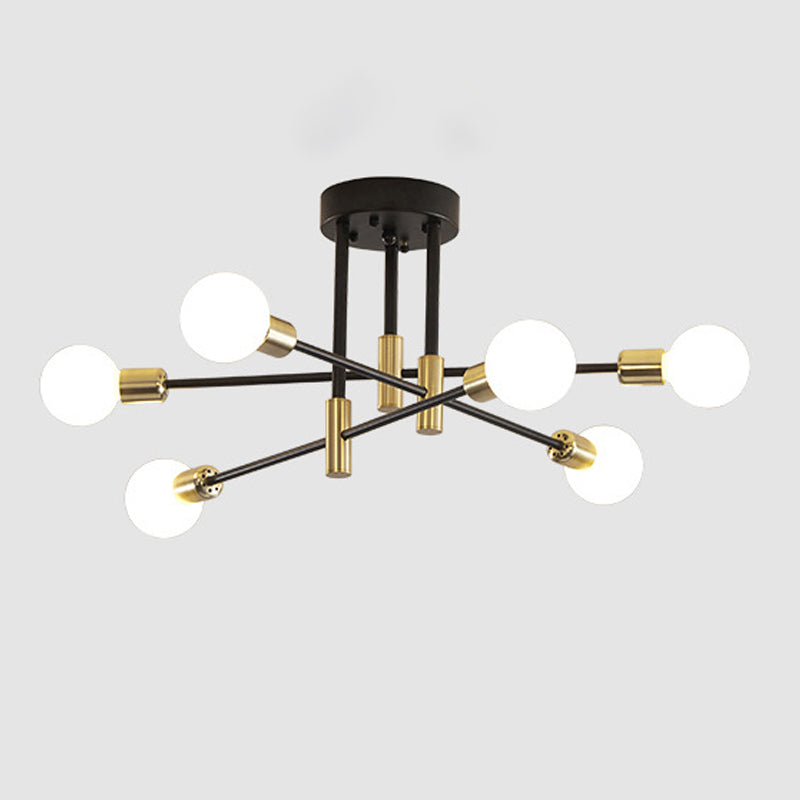 Black Hanging Pendant Lights Modern Metal Hanging Lamps for Living Room