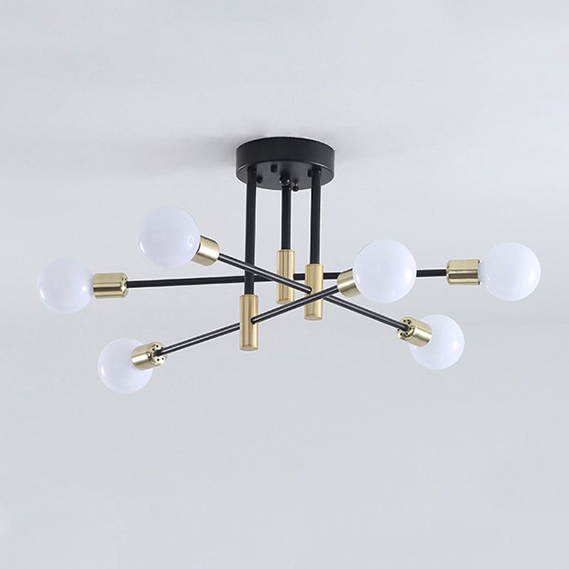 Black Hanging Pendant Lights Modern Metal Hanging Lamps for Living Room