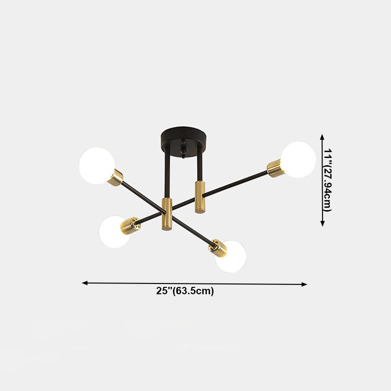 Black Hanging Pendant Lights Modern Metal Hanging Lamps for Living Room