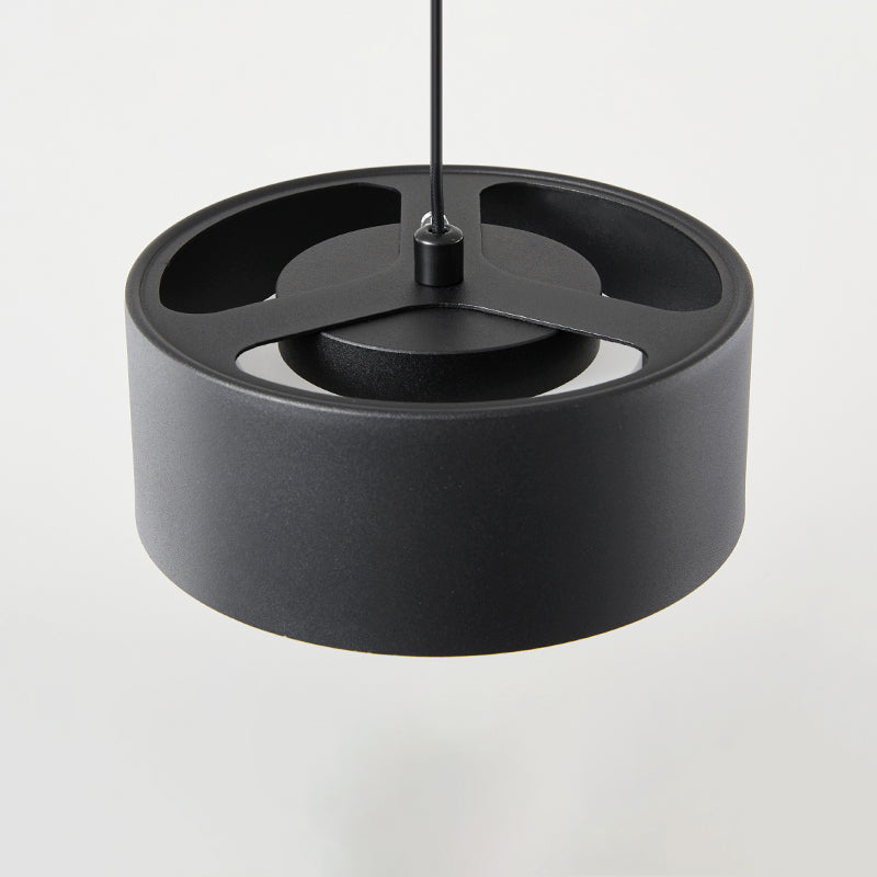 Acryl cirkelvormige ledhanglamp in moderne beknopte stijl smeedijzeren hanglampje voor slaapkamer