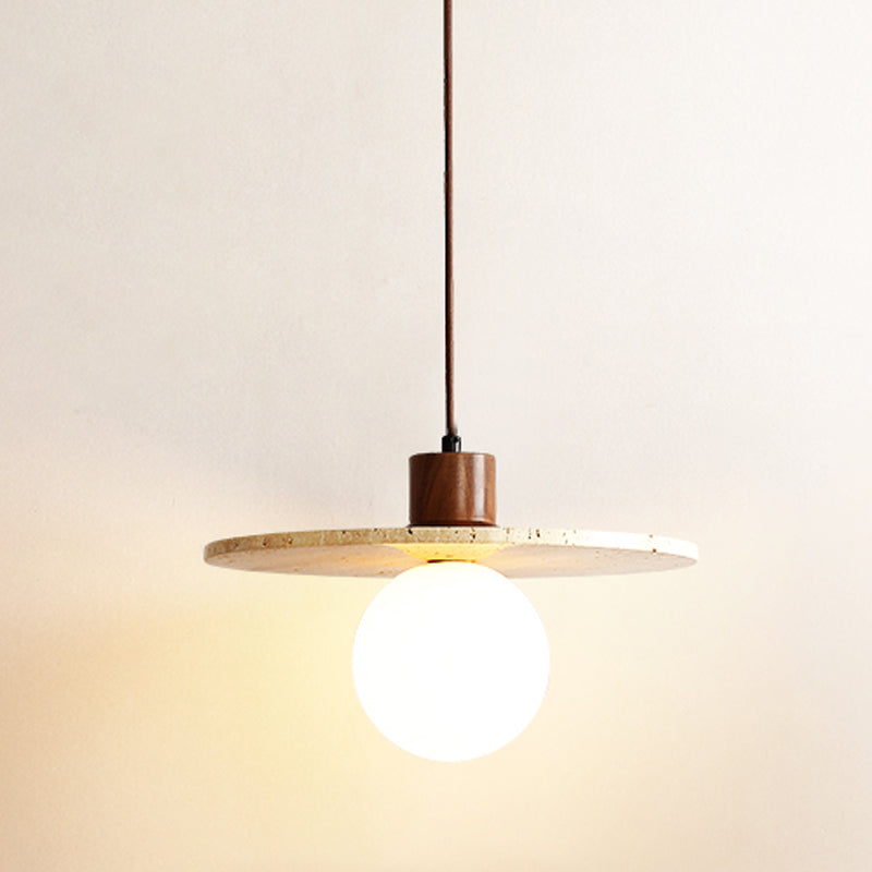 Unieke schaduw hangende verlichting moderne stijl steen 1 lichte hanglamp voor restaurant