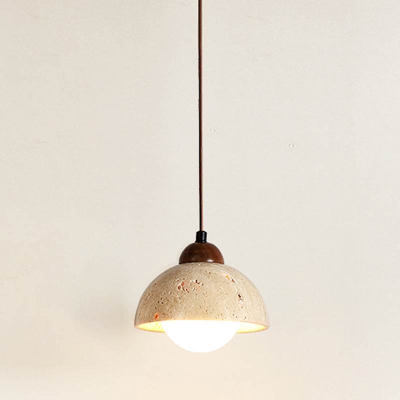 Unieke schaduw hangende verlichting moderne stijl steen 1 lichte hanglamp voor restaurant