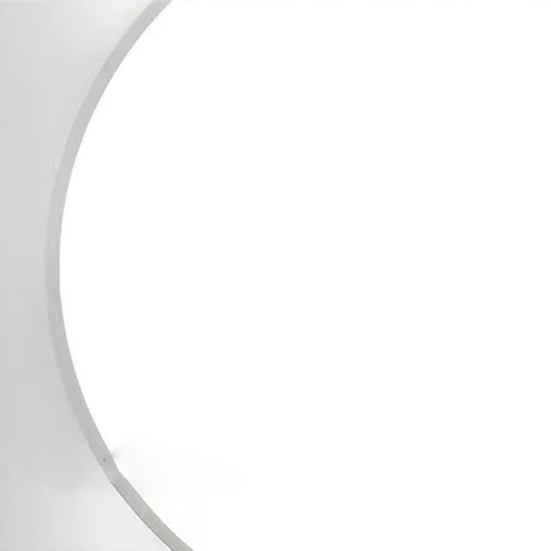 Plafonnier LED de forme ronde acrylique moderne 1 lumière encastré pour salon salle de bain