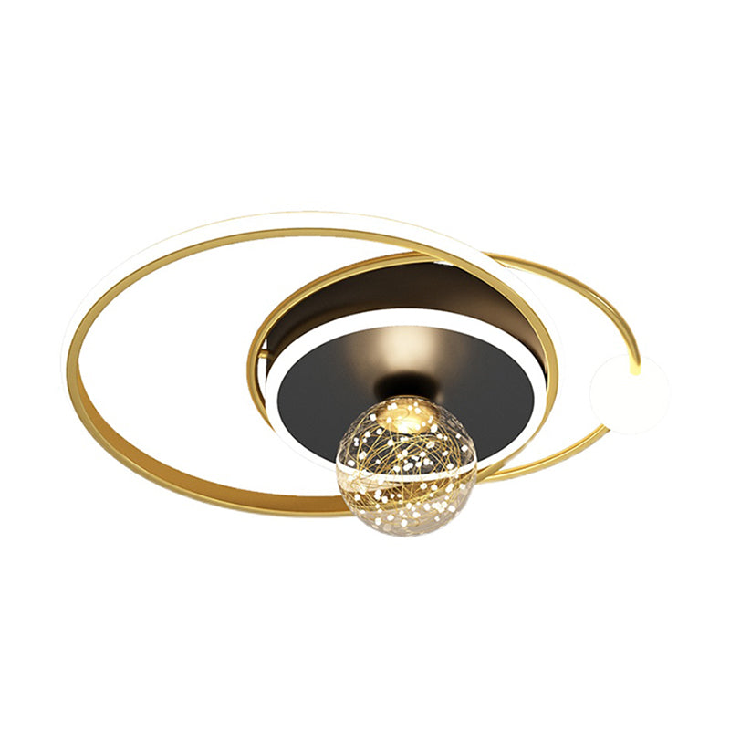 Gouden LED-plafondverlichtingsarmaturen Moderne inbouwplafondarmatuur voor woonkamer