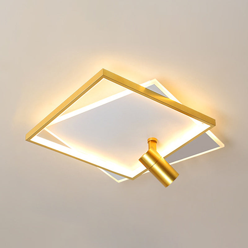 Moderne LED-plafondlamp met inbouwverlichting voor kledingwinkelwoonkamer