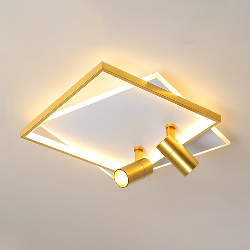 Moderne LED-plafondlamp met inbouwverlichting voor kledingwinkelwoonkamer