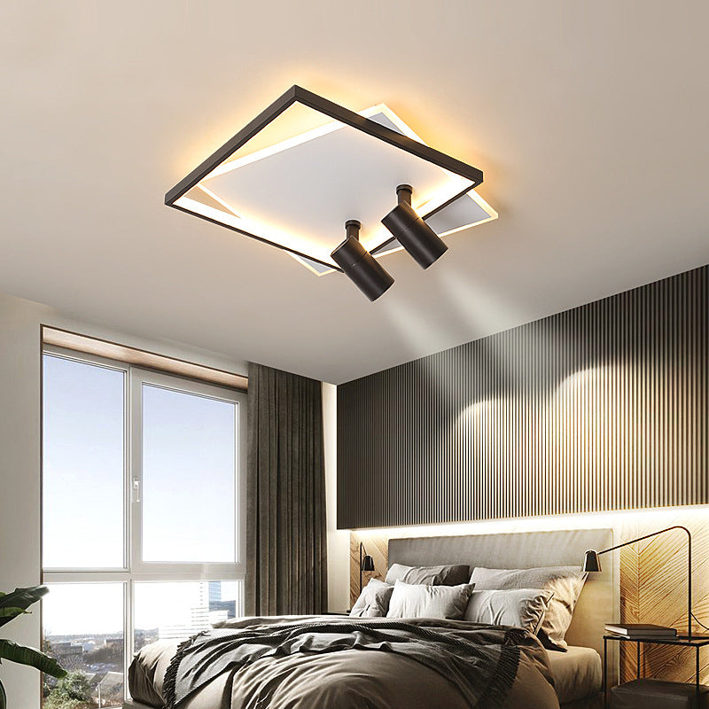 Moderne LED-plafondlamp met inbouwverlichting voor kledingwinkelwoonkamer