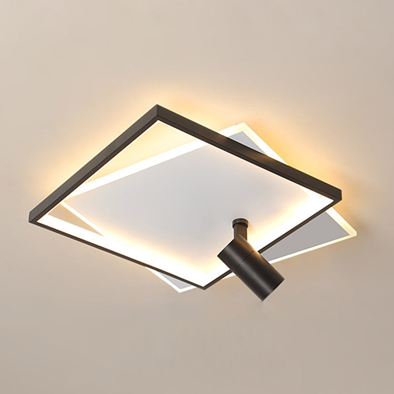 Moderne LED-plafondlamp met inbouwverlichting voor kledingwinkelwoonkamer