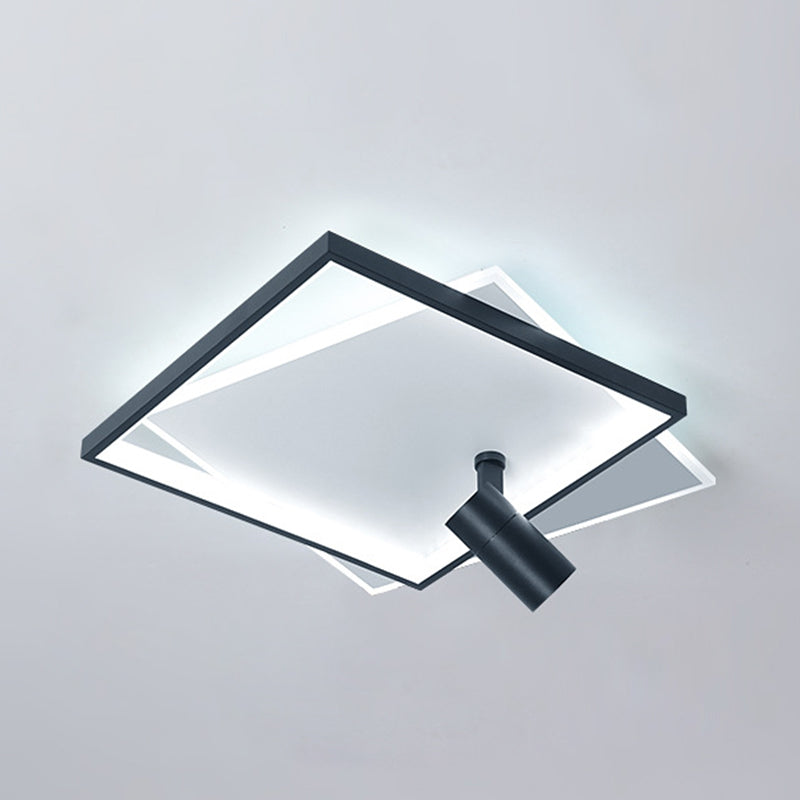 Moderne LED-plafondlamp met inbouwverlichting voor kledingwinkelwoonkamer