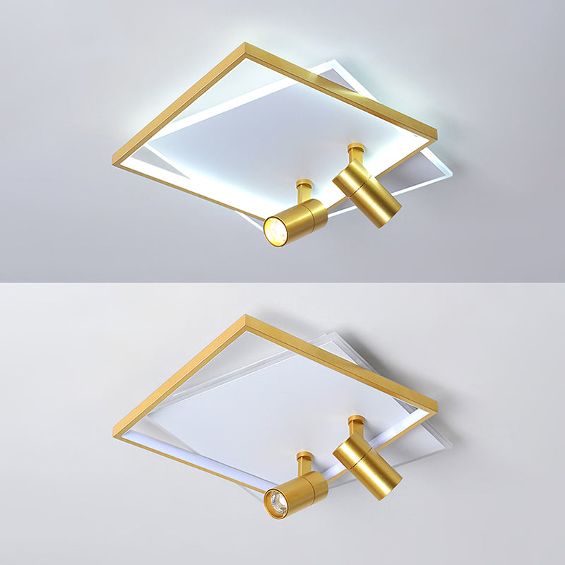 Moderne LED-plafondlamp met inbouwverlichting voor kledingwinkelwoonkamer