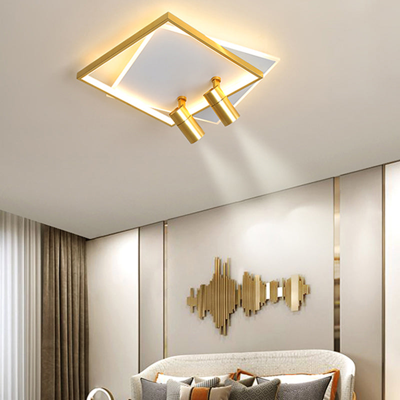 Moderne LED-plafondlamp met inbouwverlichting voor kledingwinkelwoonkamer