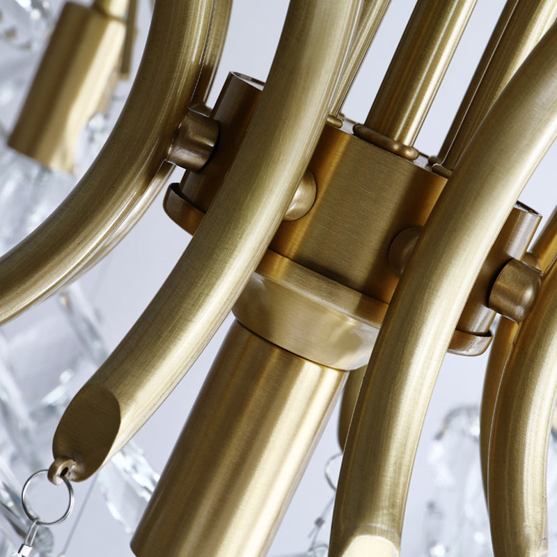 American Branch Chandelier Crystal Multi Light Hanging Light for Bedroom