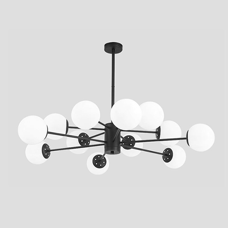 Globe Chandelier Lighting Multi-Head Suspension Pendant Lamps for Living Room