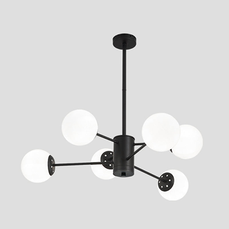 Globe Chandelier Lighting Multi-Head Suspension Pendant Lamps for Living Room