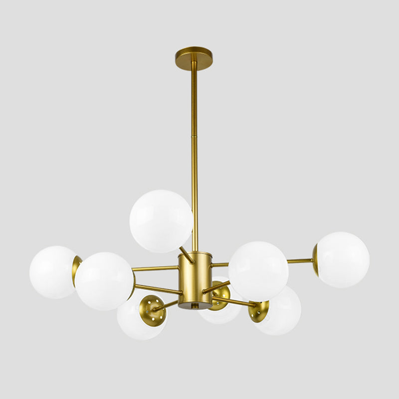 Globe Chandelier Lighting Multi-Head Suspension Pendant Lamps for Living Room