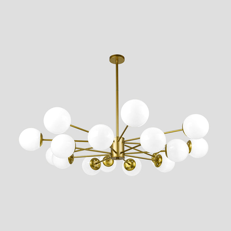 Globe Chandelier Lighting Multi-Head Suspension Pendant Lamps for Living Room