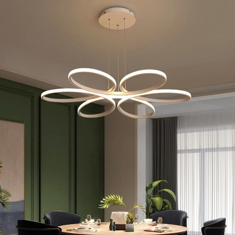 Postmodern Chandelier Light Fixtures 1-Light Suspension Pendant Lamps for Living Room