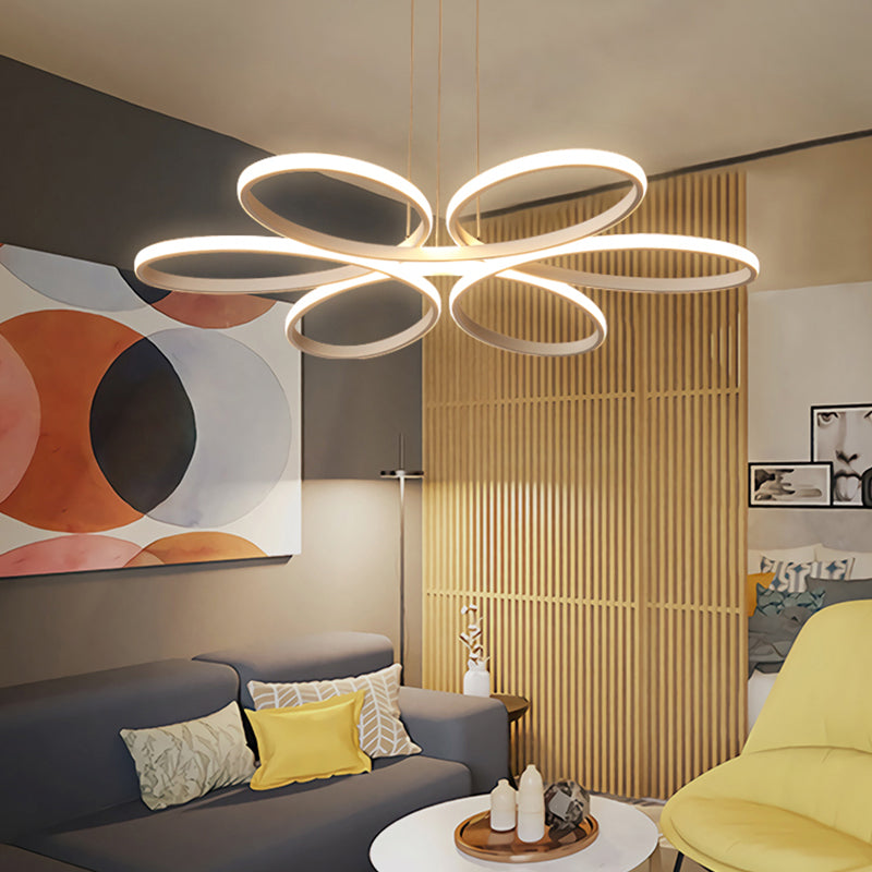 Postmodern Chandelier Light Fixtures 1-Light Suspension Pendant Lamps for Living Room