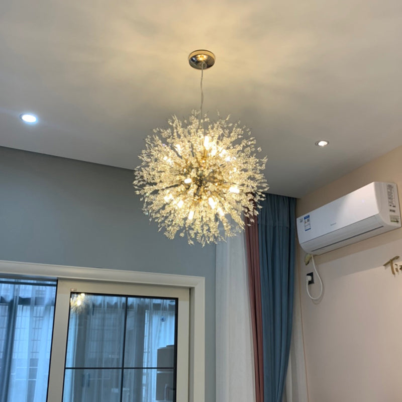 Moderne paardenbloem kroonluchter verlichtingsarmaturen multi-head suspensie hanger lamp