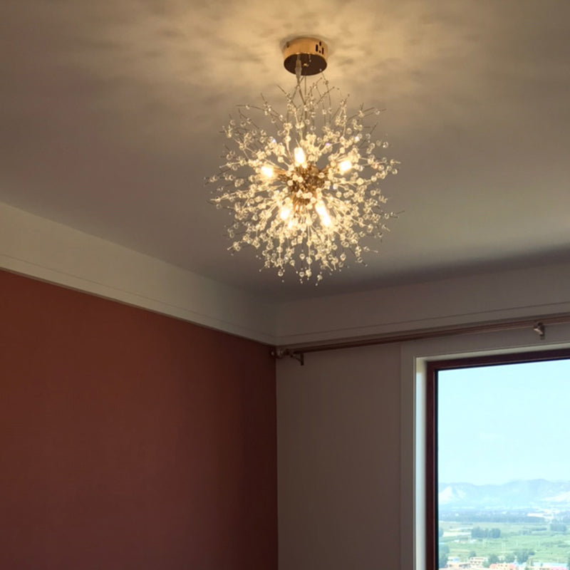 Moderne paardenbloem kroonluchter verlichtingsarmaturen multi-head suspensie hanger lamp