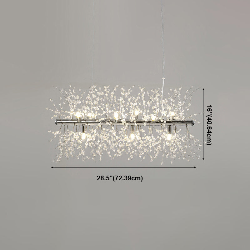 Modern Dandelion Chandelier Light Fixtures Multi-Head Suspension Pendant Lamp